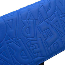 Load image into Gallery viewer, Ferragamo Chain wallet Blue Leather
