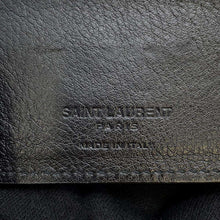 将图像加载到图库查看器中，SAINT LAURENT PARIS Folded wallet Black 647152 Leather
