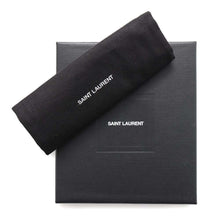 将图像加载到图库查看器中，SAINT LAURENT PARIS Folded wallet Black 647152 Leather
