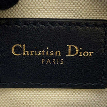 将图像加载到图库查看器中，Dior Oblique Crossbody Bag Navy Canvas Leather
