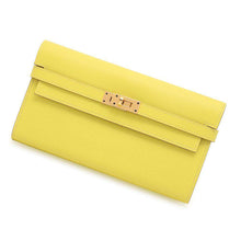 将图像加载到图库查看器中，HERMES Kelly wallet long Soufre Epsom
