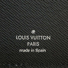 将图像加载到图库查看器中，LOUIS VUITTON Portefeuille Brazza Black/Silver M63027 Monogram Eclipse Split
