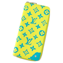 将图像加载到图库查看器中，LOUIS VUITTON Zippy wallet Vertical Yellow/Blue M82005 Monogram Playground
