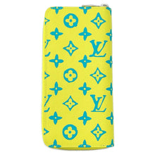 将图像加载到图库查看器中，LOUIS VUITTON Zippy wallet Vertical Yellow/Blue M82005 Monogram Playground
