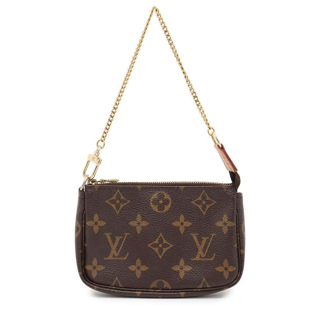 LOUIS VUITTON Mini Pochette Accessoires Brown M58009 Monogram