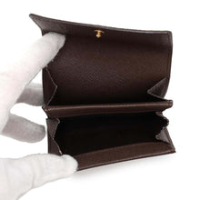 Load image into Gallery viewer, LOUIS VUITTON Porte Monnaie・Plat Brown N61930 Damier Ebene Canvas
