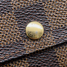 将图像加载到图库查看器中，LOUIS VUITTON Porte Monnaie・Plat BrownN61930 Damier Ebene Canvas
