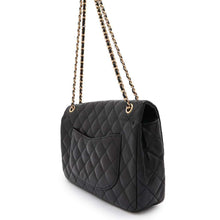 Load image into Gallery viewer, CHANEL Matelasse Single Flap ChainShoulder Bag Black A94495 Lambskin
