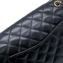 将图像加载到图库查看器中，CHANEL Matelasse Single Flap ChainShoulder Bag BlackA94495 Lambskin
