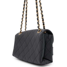 Load image into Gallery viewer, CHANEL Logo ChainShoulder Bag Black AS4190 Lambskin
