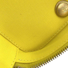 Load image into Gallery viewer, CHANEL Matelasse Vanity ChainShoulder Bag YellowAS3228 Lambskin Size Small
