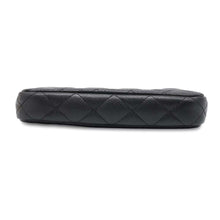 将图像加载到图库查看器中，CHANEL Matelasse Chain wallet Black AP3837 Caviar Leather
