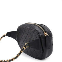 将图像加载到图库查看器中，CHANEL CC Logo Crossbody Bag Black Lambskin
