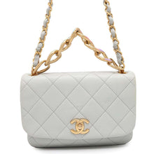 Load image into Gallery viewer, CHANEL Matelasse ChainShoulder Bag Gray AS3367 Lambskin
