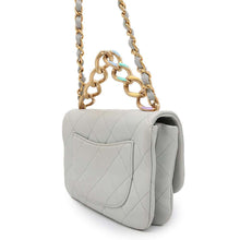 Load image into Gallery viewer, CHANEL Matelasse ChainShoulder Bag Gray AS3367 Lambskin
