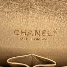 Load image into Gallery viewer, CHANEL Matelasse Double Flap ChainShoulder Bag Beige Caviar Leather
