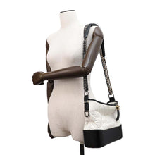 Load image into Gallery viewer, CHANEL Gabriel de CHANEL Hobo Bag White/Black A93824 Calf Leather
