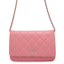 Load image into Gallery viewer, CHANEL Matelasse Chain wallet PinkAP0250 Lambskin
