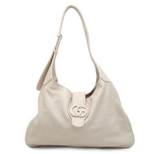 Load image into Gallery viewer, GUCCI Afrotete Shoulder Bag White 772483 Leather Size Large
