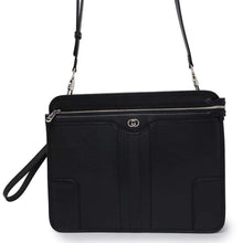 Load image into Gallery viewer, GUCCI Interlocking G 2WAY Messenger Bag Black 735111 Leather
