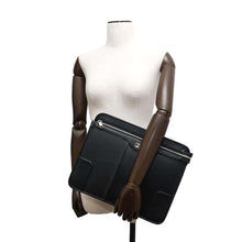 Load image into Gallery viewer, GUCCI Interlocking G 2WAY Messenger Bag Black 735111 Leather
