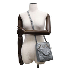 Load image into Gallery viewer, GUCCI GG Marmont 2WAYShoulder Bag Gray696123 Leather
