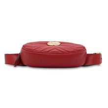 将图像加载到图库查看器中，GUCCI GG Marmont Crossbody Bag Red 476434 Leather Size 85
