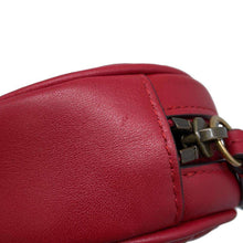 将图像加载到图库查看器中，GUCCI GG Marmont Crossbody Bag Red 476434 Leather Size 85
