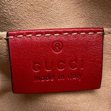 将图像加载到图库查看器中，GUCCI GG Marmont Crossbody Bag Red 476434 Leather Size 85
