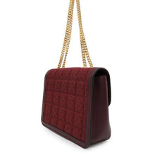 将图像加载到图库查看器中，GUCCI GGChainShoulder Bag Bordeaux740834 Canvas Leather
