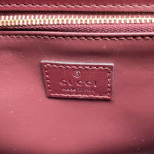 将图像加载到图库查看器中，GUCCI GGChainShoulder Bag Bordeaux740834 Canvas Leather
