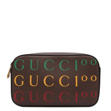 将图像加载到图库查看器中，GUCCI Belt Bag 100th Anniversary Limited Edition Brown/Multicolor 602695 Leather
