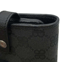 将图像加载到图库查看器中，BALENCIAGA Gucci collaboration shoulder wallet Black680131 Canvas/Leather
