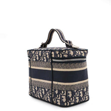 将图像加载到图库查看器中，Dior Travel Oblique Vanity Navy S5480VRIW Canvas
