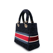 Load image into Gallery viewer, Dior lady delight Navy/Red50-MA-0271 Velour
