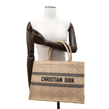 Load image into Gallery viewer, Dior Book tote BeigeM1296ZSQD_M925 Raffia Size Medium
