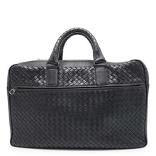 将图像加载到图库查看器中，Bottega Veneta INTRECCIATO business bag Black Leather
