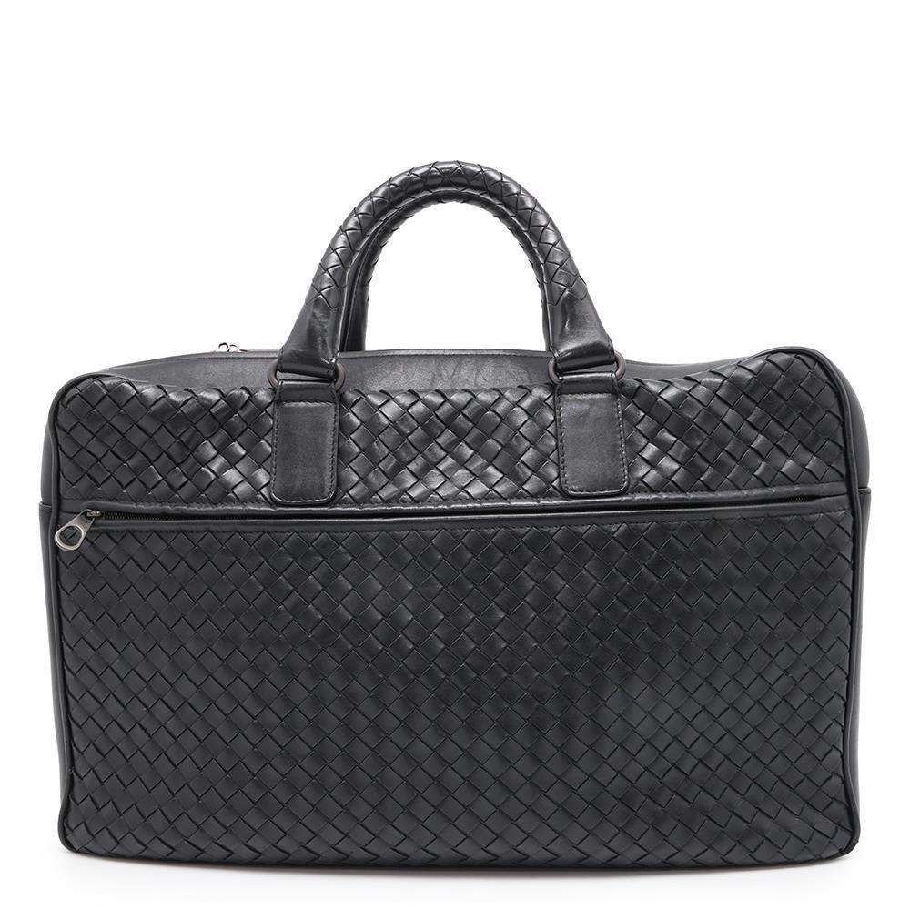 Bottega Veneta INTRECCIATO business bag Black Leather