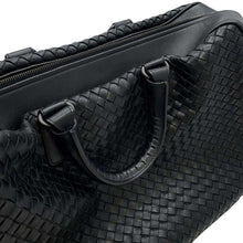 将图像加载到图库查看器中，Bottega Veneta INTRECCIATO business bag Black Leather
