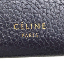 Load image into Gallery viewer, CELINE Long wallet Navy/Beige 101673AFE Leather
