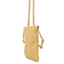 Load image into Gallery viewer, CELINE Drawstring Mobile Pouch Cuir Triomphe Yellow 10L163ETK Lambskin
