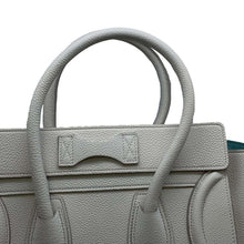 Load image into Gallery viewer, CELINE Luggage shopper White 167793 Leather Size micro
