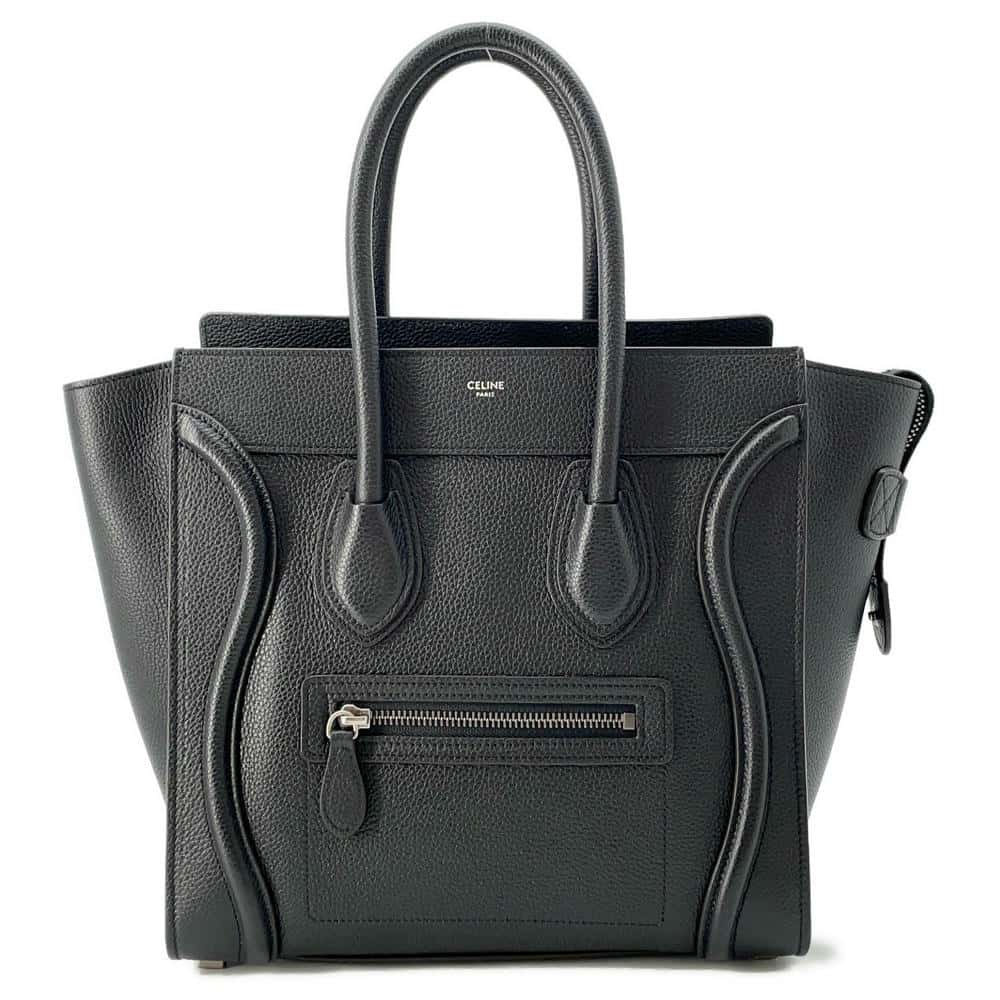 CELINE Luggage shopper Black 189793DRU.38NO Leather Size micro