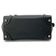 Load image into Gallery viewer, CELINE Luggage shopper Black 189793DRU.38NO Leather Size micro
