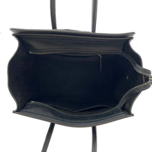 Load image into Gallery viewer, CELINE Luggage shopper Black 189793DRU.38NO Leather Size micro
