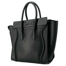 Load image into Gallery viewer, CELINE Luggage shopper Black 189793 Leather Size micro
