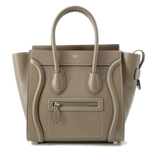 将图像加载到图库查看器中，CELINE Luggage shopper Suri189793 Leather Size micro
