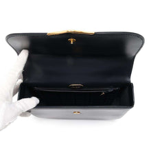 将图像加载到图库查看器中，CARTIER Sapphire Line Handbag Navy Leather
