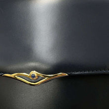 Load image into Gallery viewer, CARTIER Sapphire Line Handbag Navy Leather
