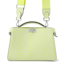 将图像加载到图库查看器中，FENDI Marc Jacobs collaboration Peekaboo I.C.U. X-Cross Yellow 7VA582 Leather
